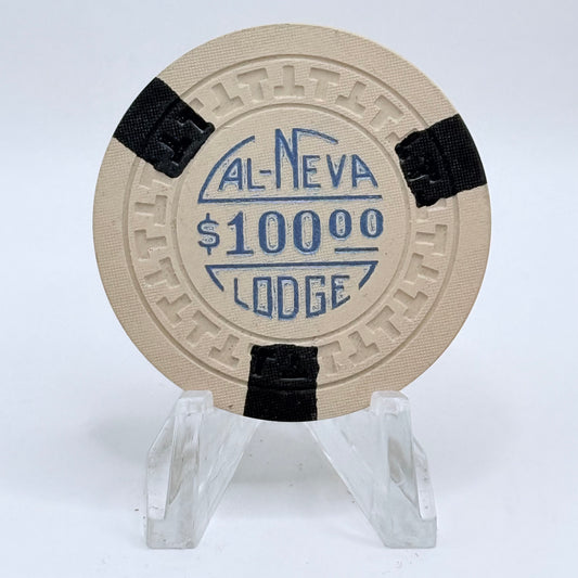 Cal-Neva Lodge Lake Tahoe Nevada 1955 $100 Casino Chip N4988