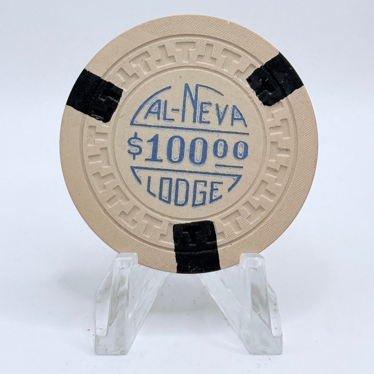Cal-Neva Lodge Lake Tahoe Nevada 1955 $100 Casino Chip N4988