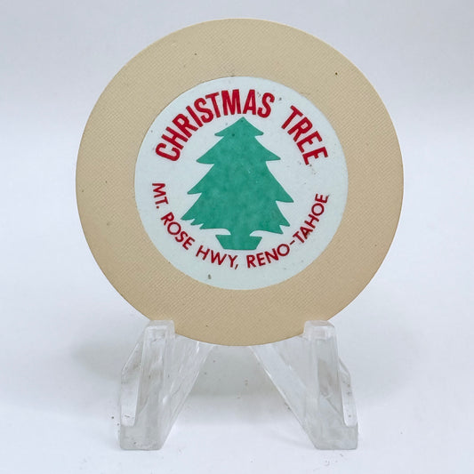 Christmas Tree Reno Nevada 1957 Series 101 Roulette Casino Chip V2256