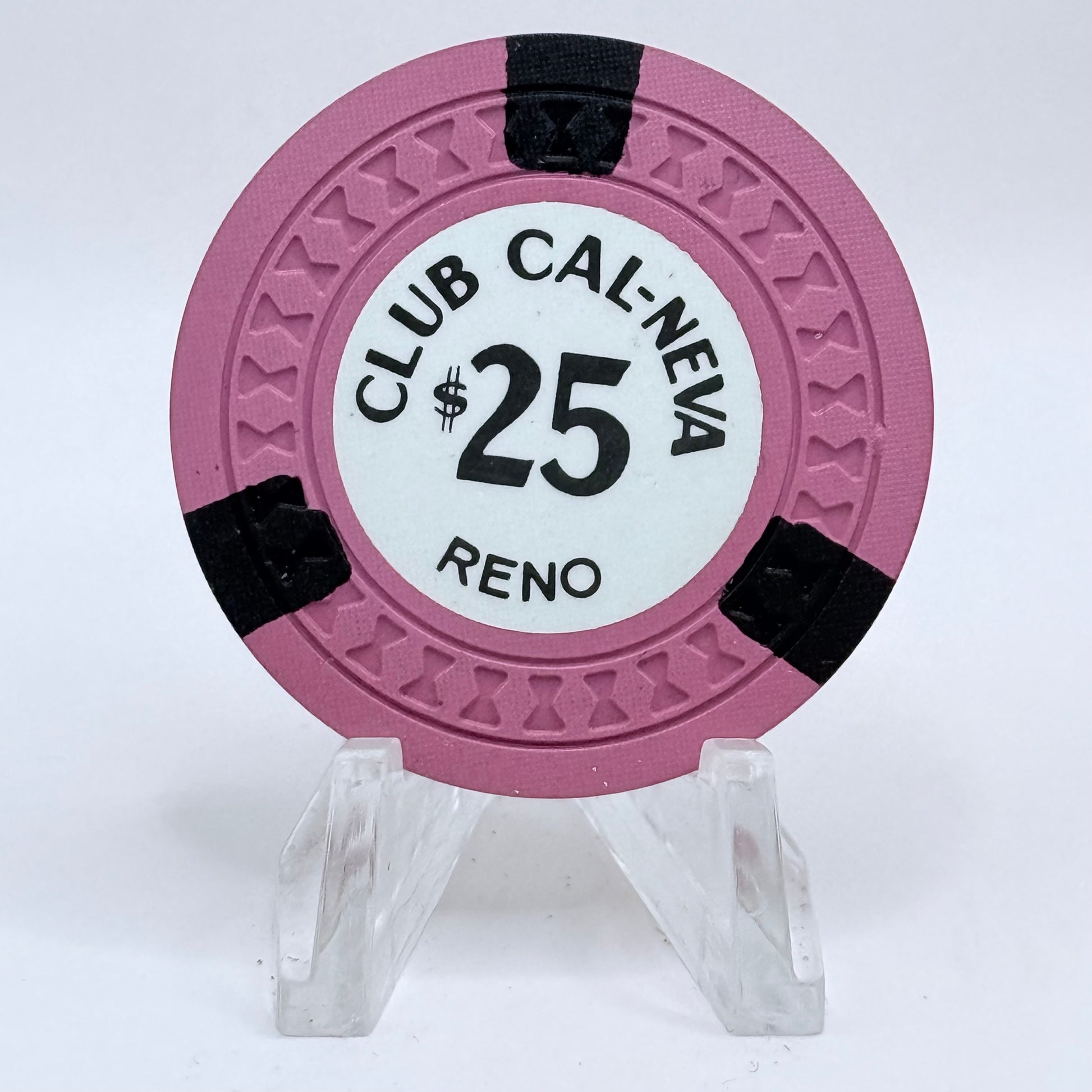 Club Cal-Neva Reno Nevada 1960s LE $25 Casino Chip N5026