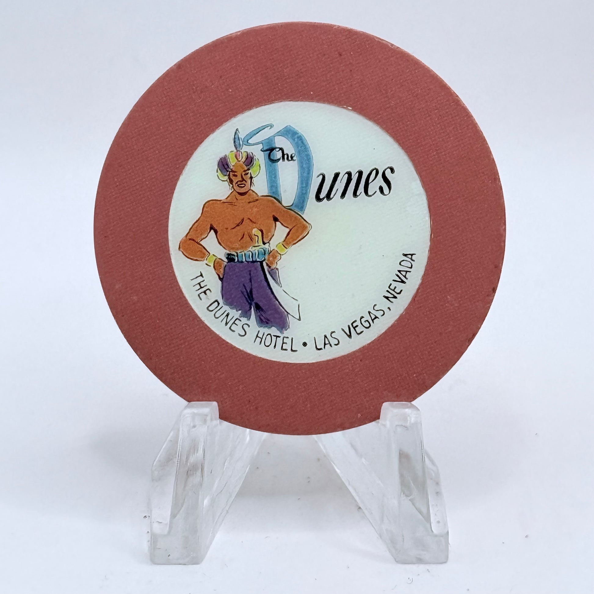 Dunes Hotel Casino Las Vegas Nevada 1955 Series 1 Roulette Casino Chip N1511