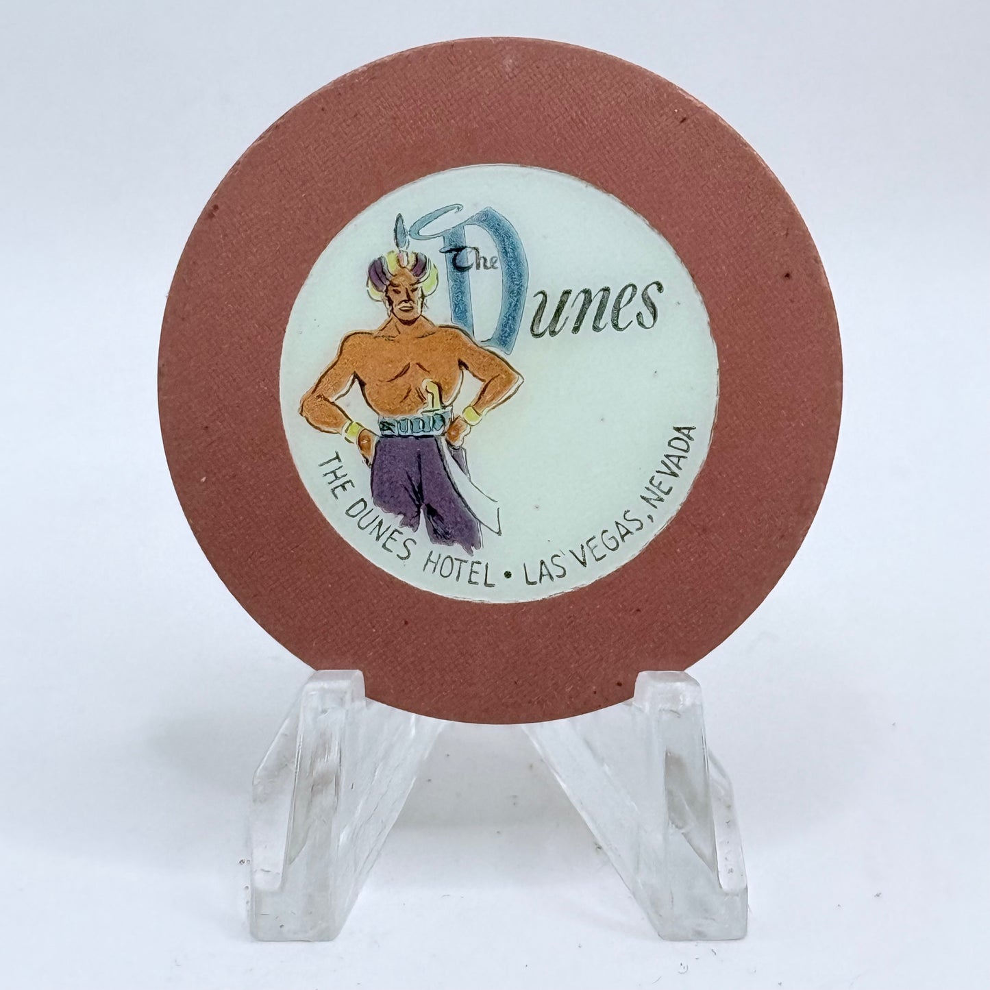 Dunes Hotel Casino Las Vegas Nevada 1955 Series 1 Roulette Casino Chip N1511