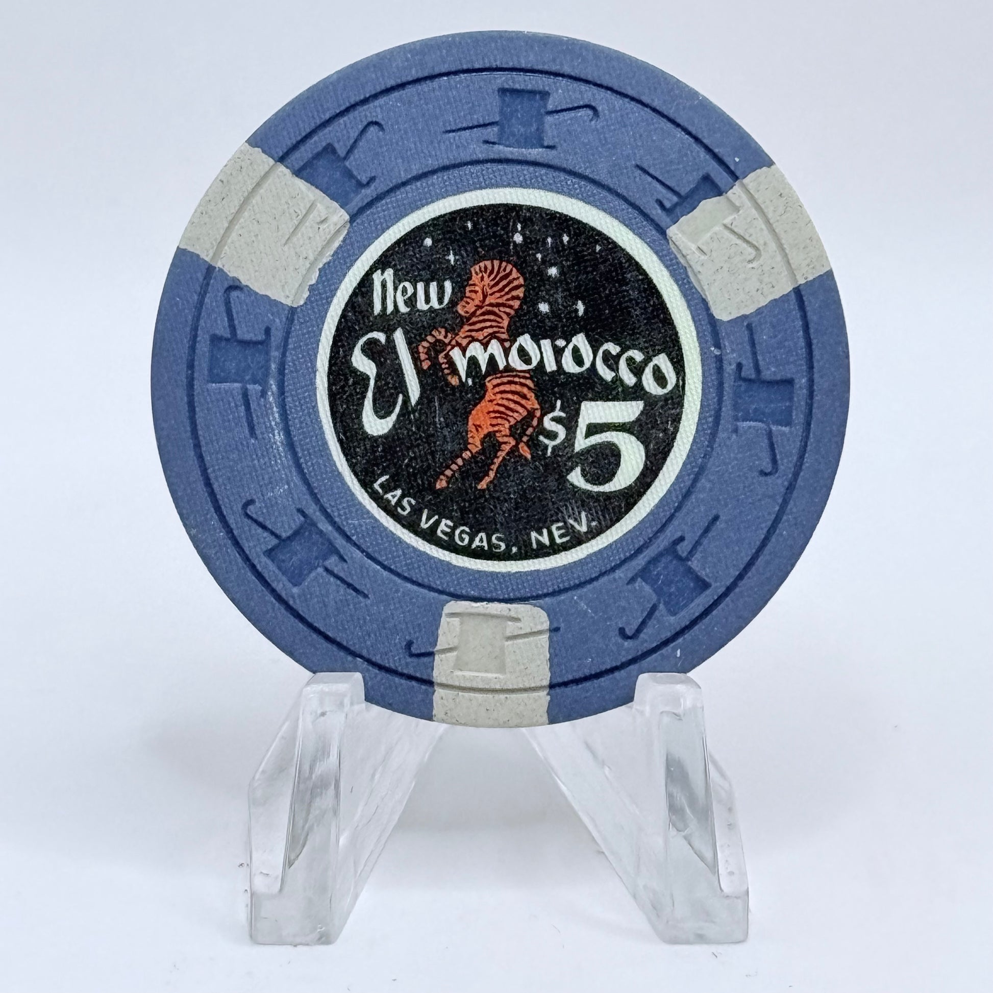 New El Morocco Club Las Vegas Nevada 1959 $5 Casino Chip N1553