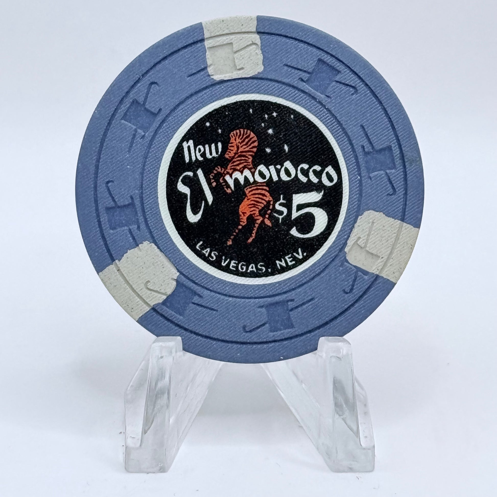 New El Morocco Club Las Vegas Nevada 1959 $5 Casino Chip N1553