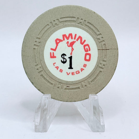 Flamingo Las Vegas Nevada 1971 LE $1 Casino Chip N4128