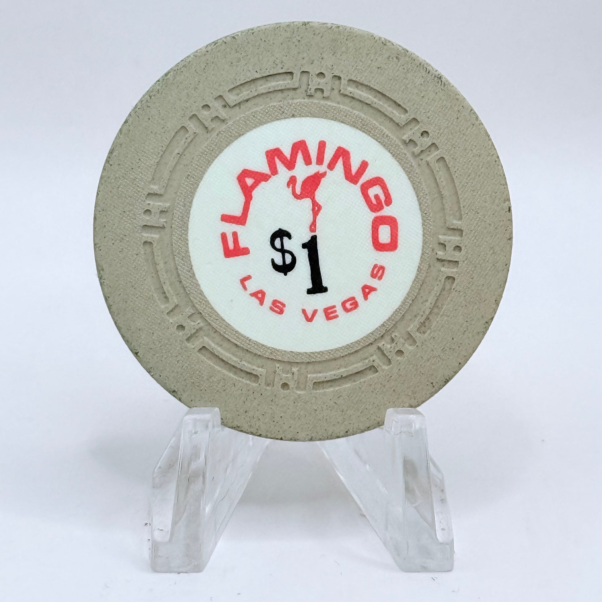 Flamingo Las Vegas Nevada 1971 LE $1 Casino Chip N4128