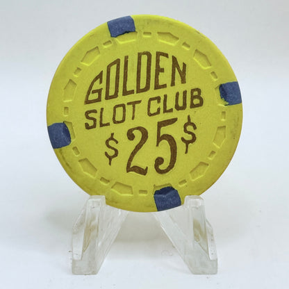Golden Slot Club Las Vegas Nevada 1955 $25 Casino Chip N6768