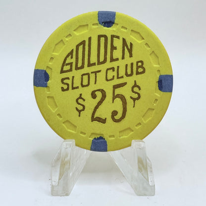 Golden Slot Club Las Vegas Nevada 1955 $25 Casino Chip N6768