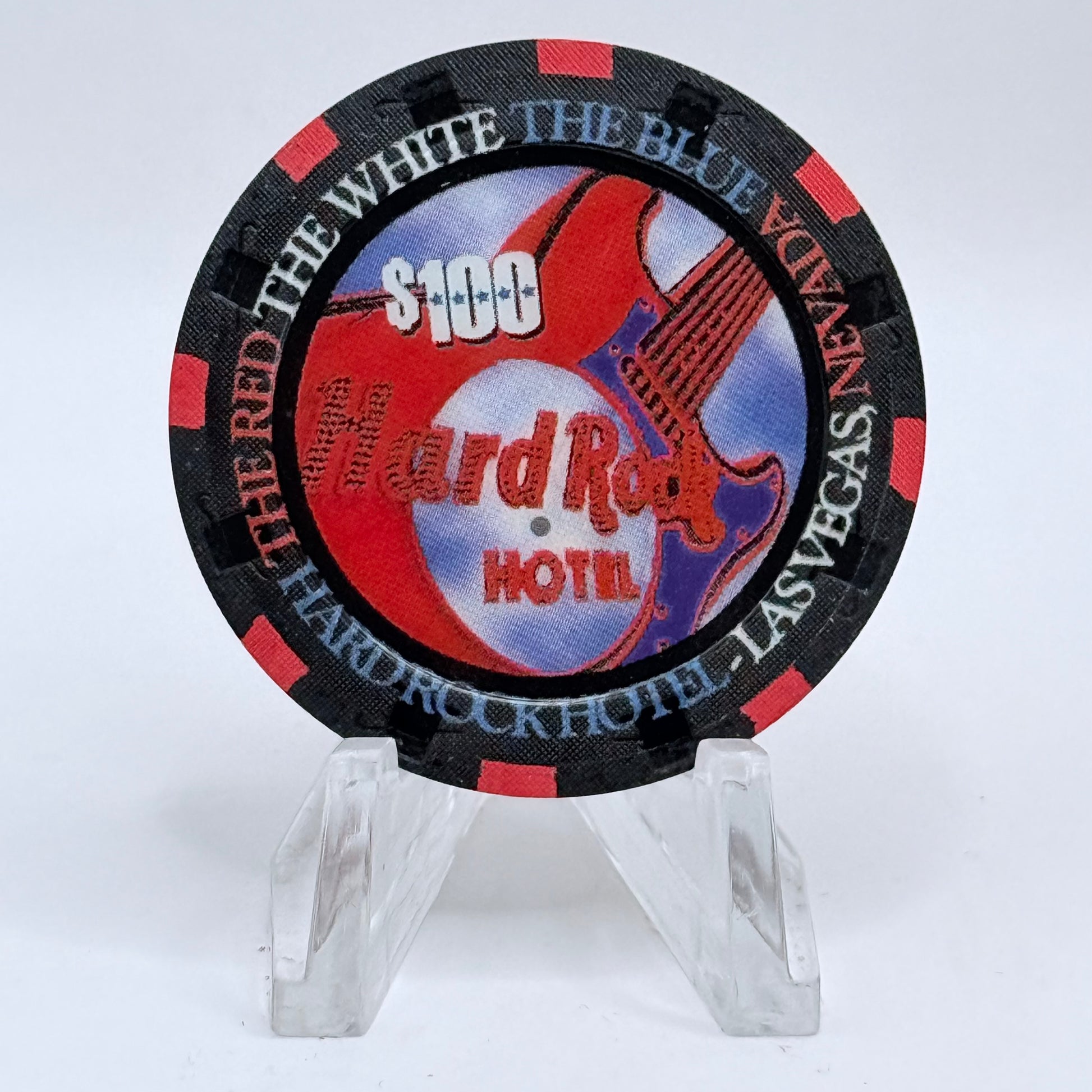 Hard Rock - Las Vegas Las Vegas Nevada 2002 'Kid Rock' LE $100 Casino Chip E0796