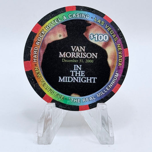 Hard Rock - Las Vegas Las Vegas Nevada 2001 'Van Morrison' LE $100 Casino Chip V7454