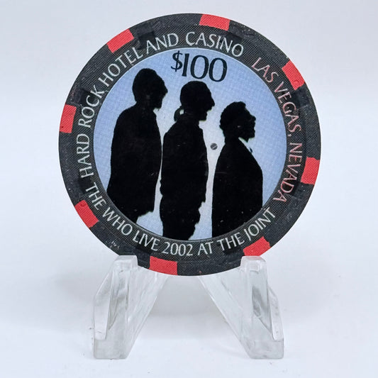 Hard Rock - Las Vegas Las Vegas Nevada 2002 'The Who' LE $100 Casino Chip E0801