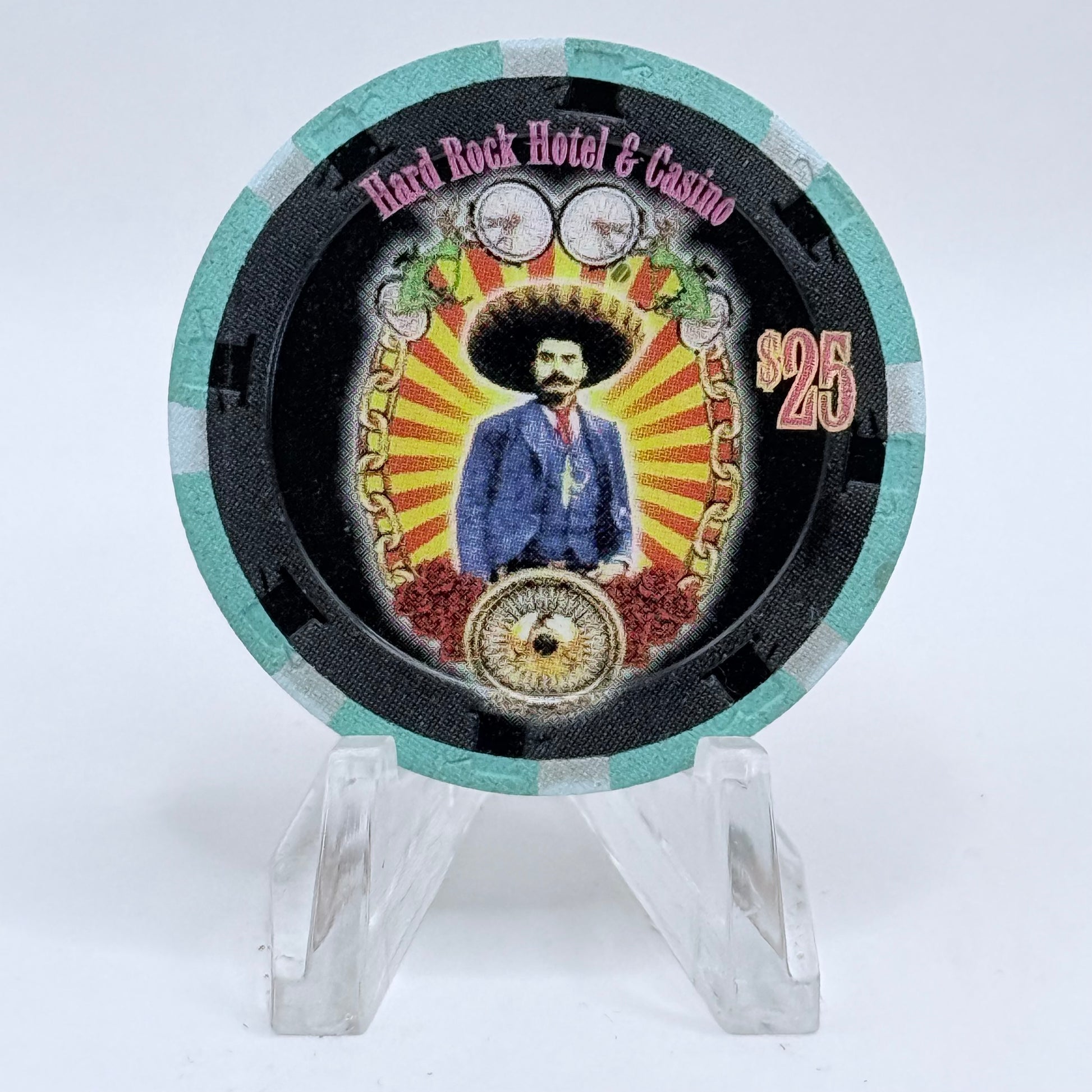 Hard Rock - Las Vegas Las Vegas Nevada 2000 'Cinco De Mayo' LE $25 Casino Chip V4438