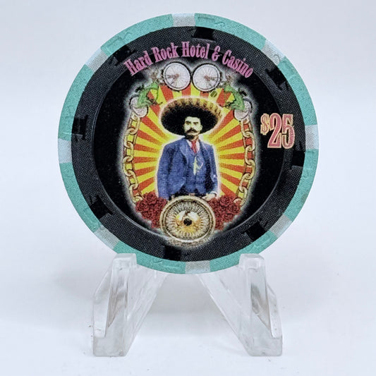 Hard Rock - Las Vegas Las Vegas Nevada 2000 'Cinco De Mayo' LE $25 Casino Chip V4438