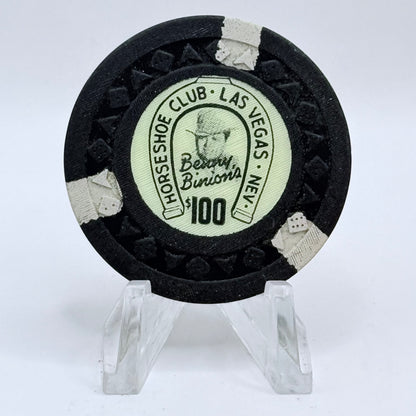 Horseshoe Club (Binion's) Las Vegas Nevada 1954 $100 Casino Chip N0345