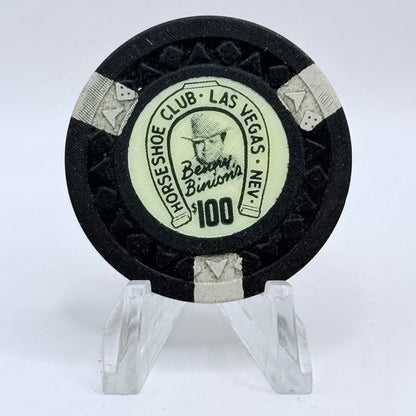 Horseshoe Club (Binion's) Las Vegas Nevada 1954 $100 Casino Chip N0345