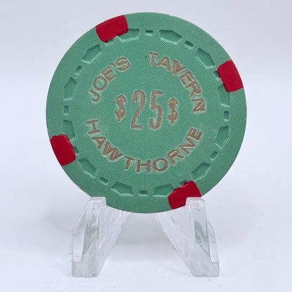 Joe's (Tavern) Hawthorne Nevada 1967 $25 Casino Chip N8652