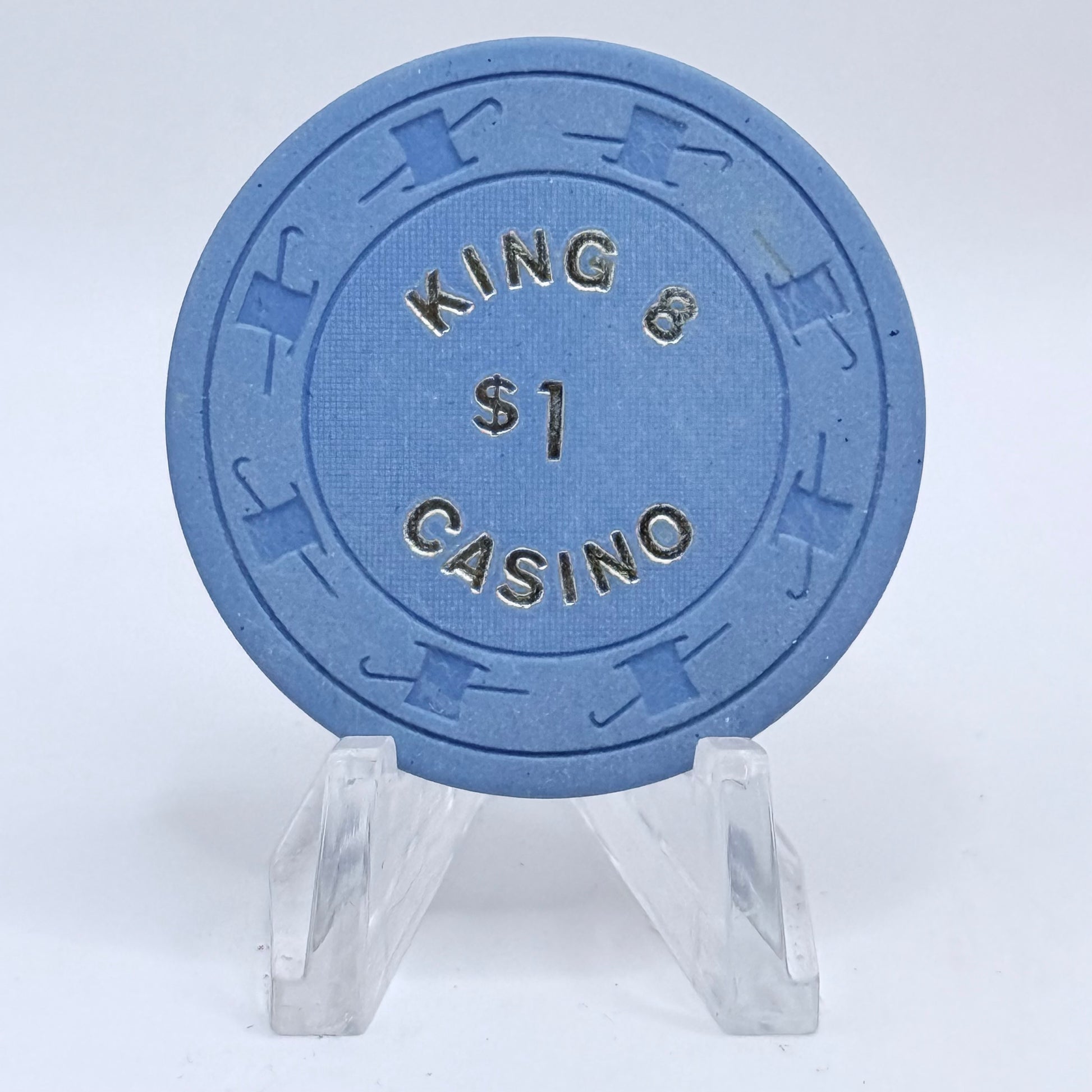 King 8 Las Vegas Nevada 1980s $1 Casino Chip V2861