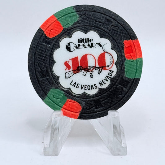Little Caesar's Las Vegas Nevada 1980s $100 Casino Chip N2435