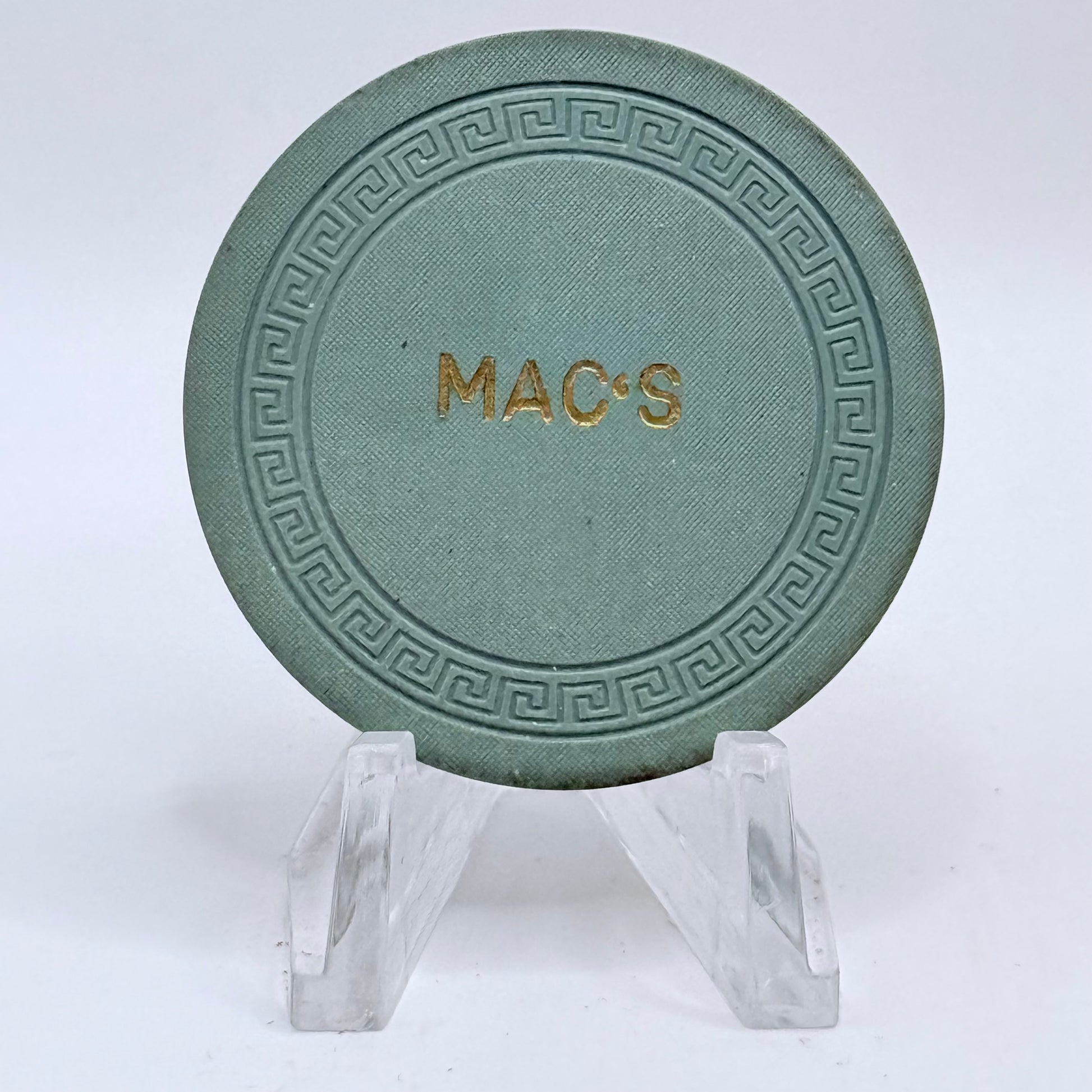 Mac's Reno Nevada 1950s $0.10 Casino Chip N7397