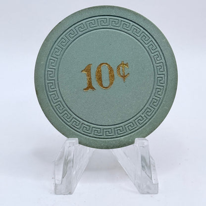 Mac's Reno Nevada 1950s $0.10 Casino Chip N7397