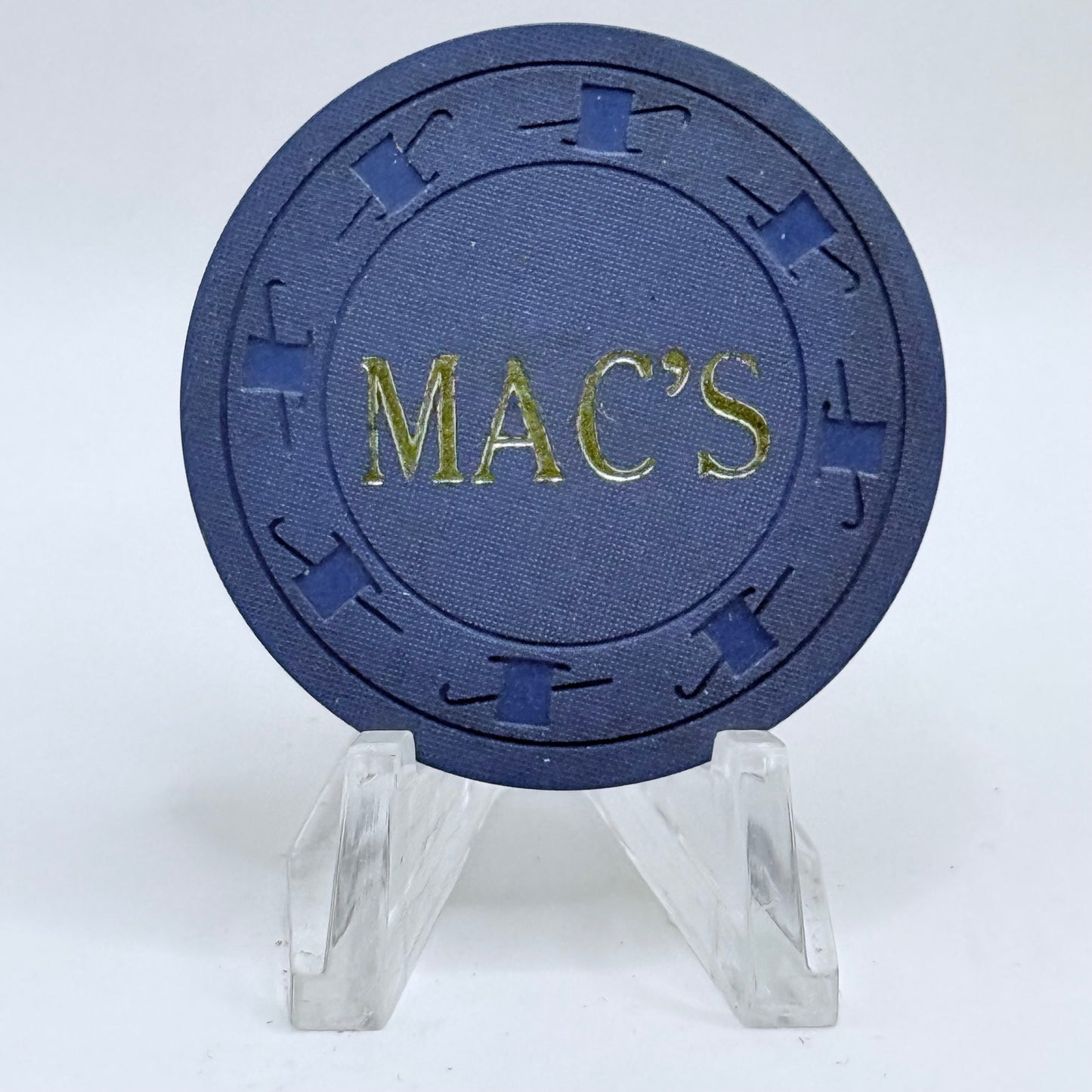 Mac's Reno Nevada 1960s $0.50 Casino Chip E7207