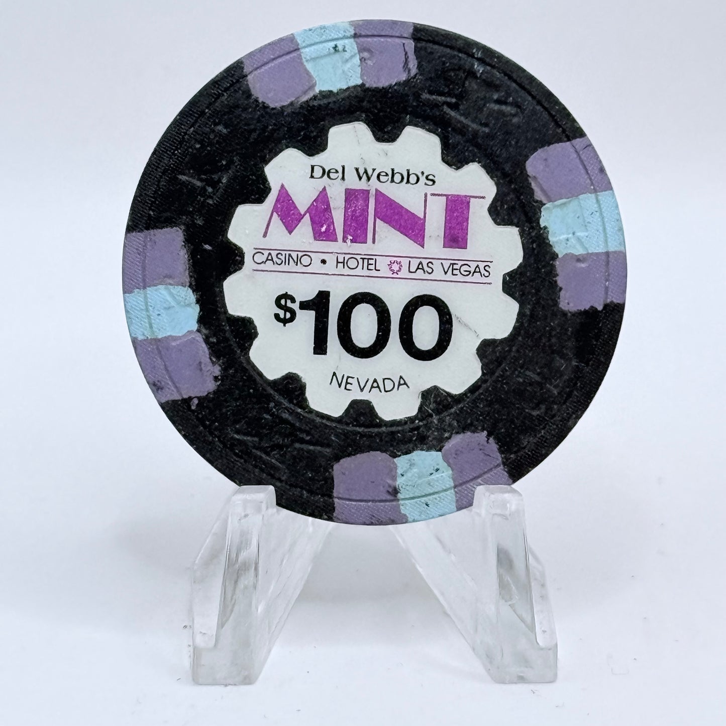 Mint Las Vegas Nevada 1985 $100 Casino Chip E4893