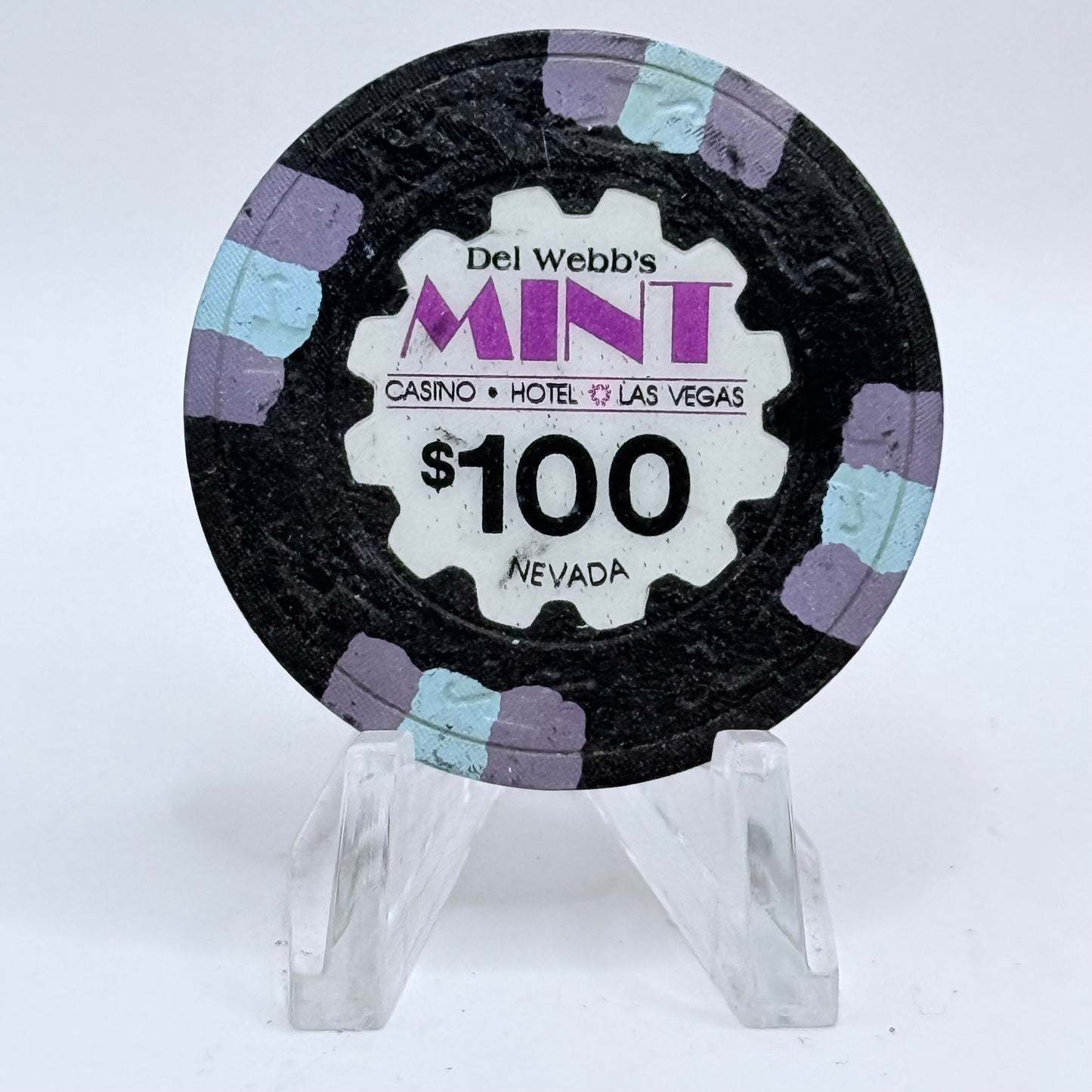 Mint Las Vegas Nevada 1985 $100 Casino Chip E4893
