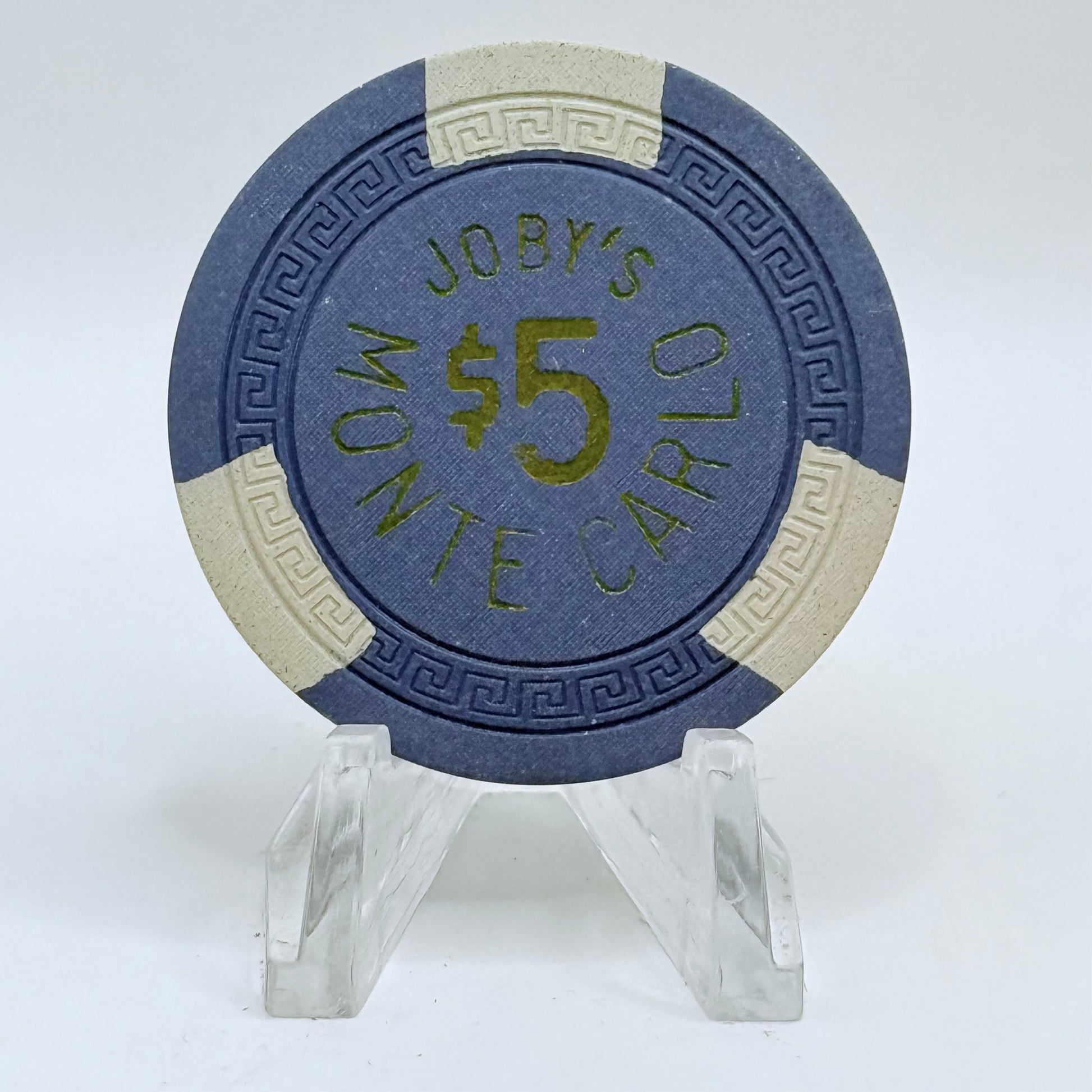 Joby Monte Carlo Crystal Bay Nevada 1960 $5 Casino Chip N8803