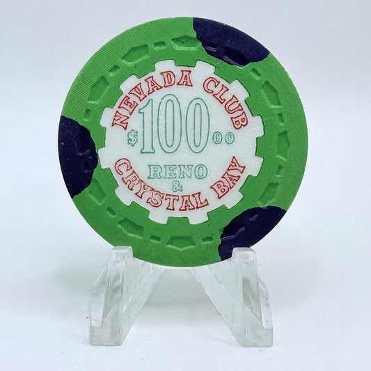Nevada Club 1958 $100 Casino Chip N5272