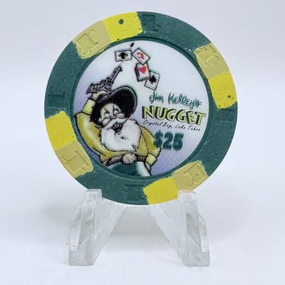 Jim Kelley's Nugget Crystal Bay Nevada 1994 $25 Casino Chip N2640