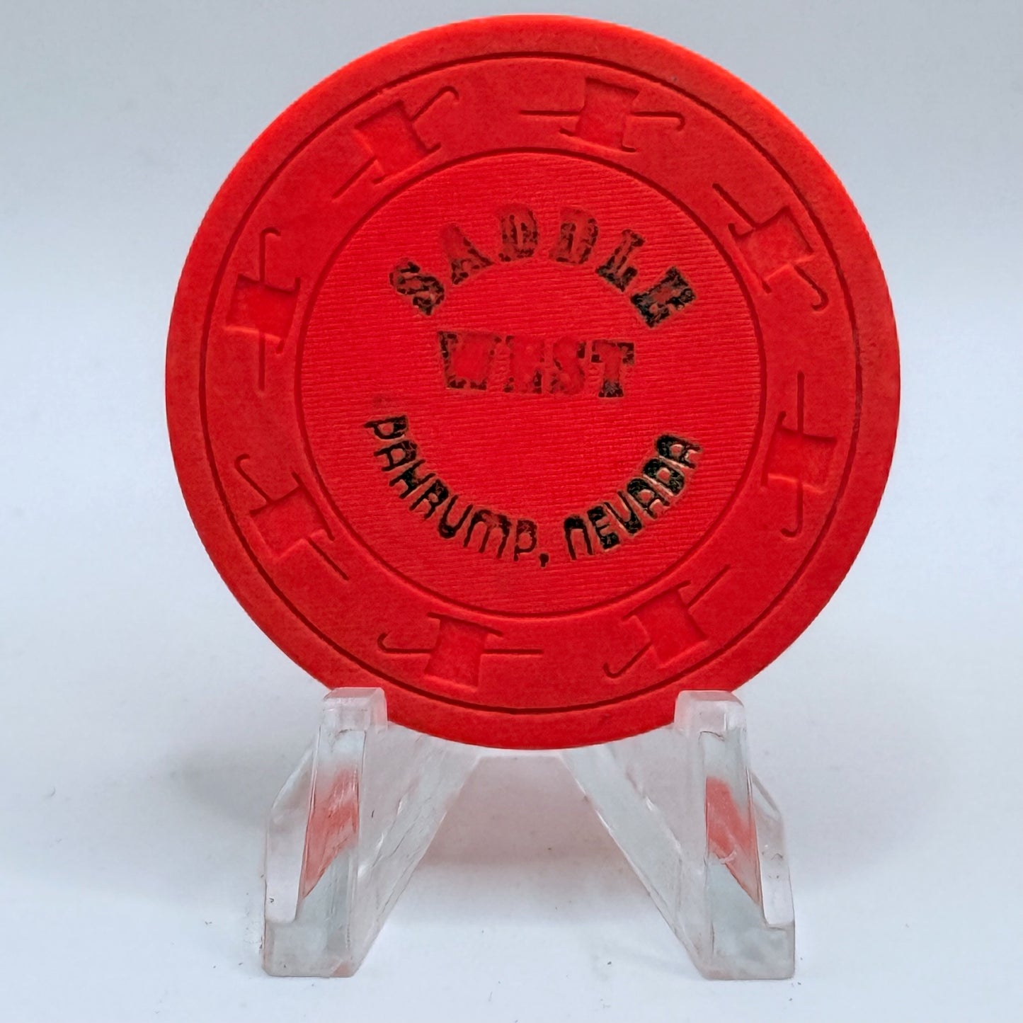 Saddle West Pahrump Nevada 1975 $5 Casino Chip V1443