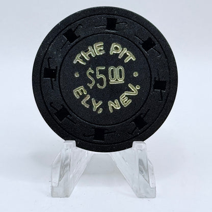 The Pit Ely Nevada 1950s $5 Casino Chip N3831