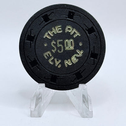The Pit Ely Nevada 1950s $5 Casino Chip N3831
