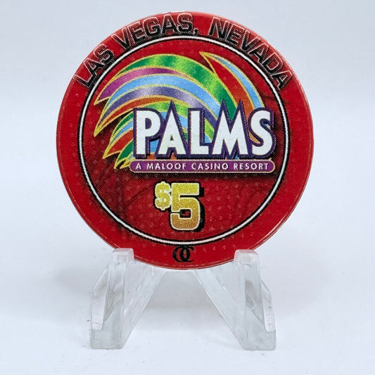 Palms Casino Resort Las Vegas Nevada 2004 $5 Odds & Ends Chips E7541