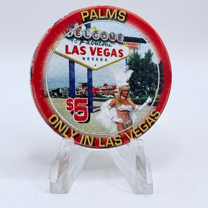 Palms Casino Resort Las Vegas Nevada 2004 $5 Odds & Ends Chips E7541