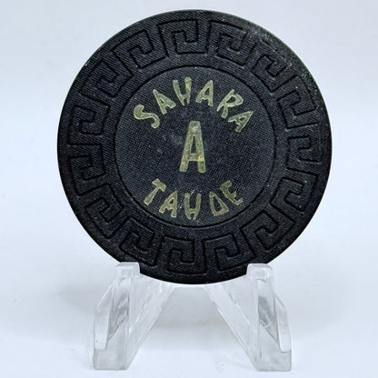 Sahara Tahoe Lake Tahoe Nevada 1970 Series 1 Roulette Casino Chip N5842