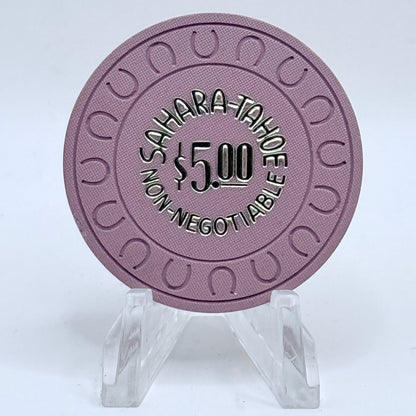 Sahara Tahoe Lake Tahoe Nevada $5 NCV Casino Chip N9044