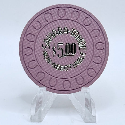 Sahara Tahoe Lake Tahoe Nevada $5 NCV Casino Chip N9044