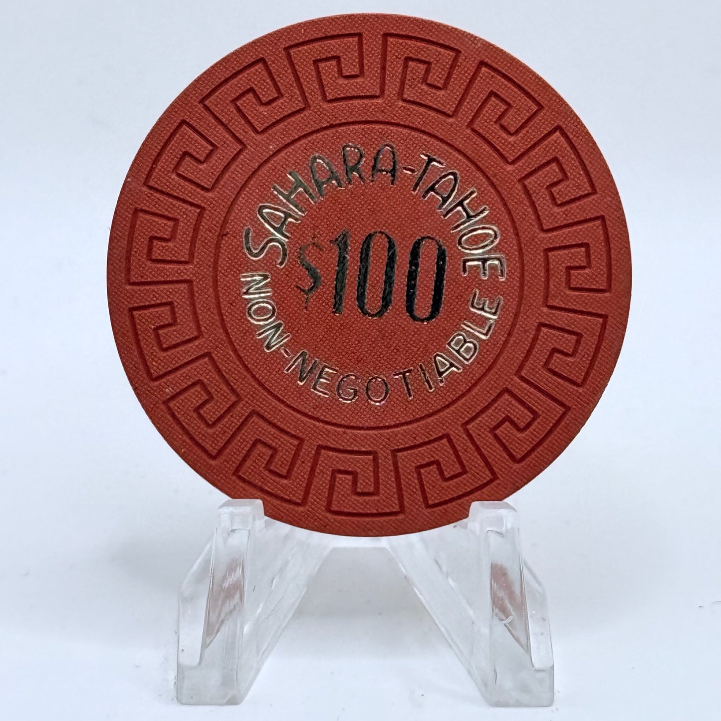 Sahara Tahoe Lake Tahoe Nevada $100 NCV Casino Chip V1458