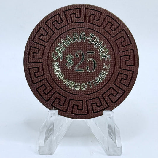 Sahara Tahoe Lake Tahoe Nevada $25 NCV Casino Chip V1456