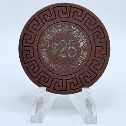 Sahara Tahoe Lake Tahoe Nevada $25 NCV Casino Chip V1456