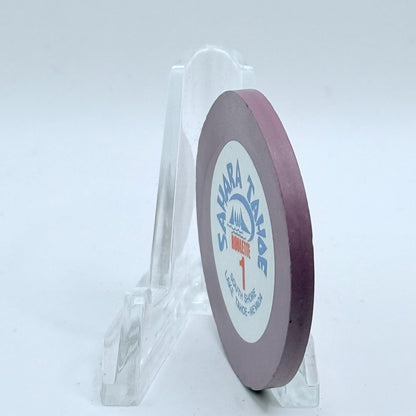 Sahara Tahoe Lake Tahoe Nevada 1965 Series 104 Roulette Casino Chip N6270