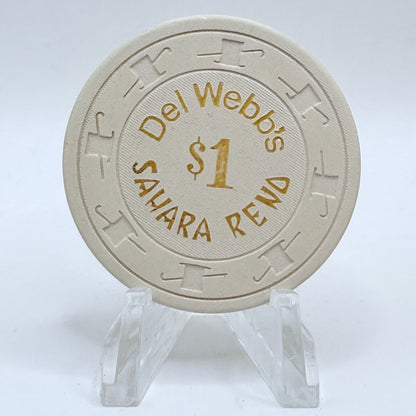 Del Webbs Sahara Reno Nevada 1978 $1 Casino Chip N5509.L