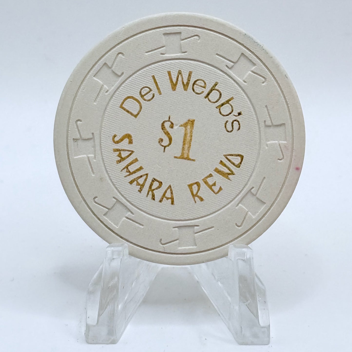 Del Webbs Sahara Reno Nevada 1978 $1 Casino Chip N5509.L