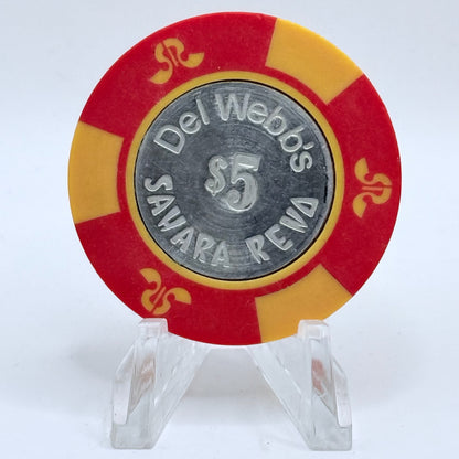 Del Webbs Sahara Reno Nevada 1978 $5 Casino Chip N4529
