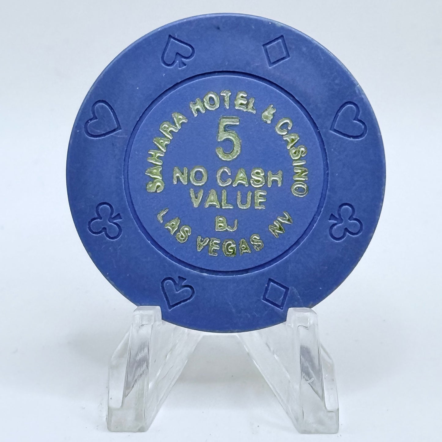 Sahara Las Vegas Nevada 1990s $5 NCV Casino Chip V3346