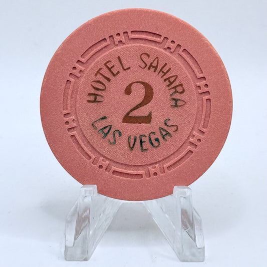 Sahara Las Vegas Nevada 1950s Series 202 Roulette Casino Chip N2105