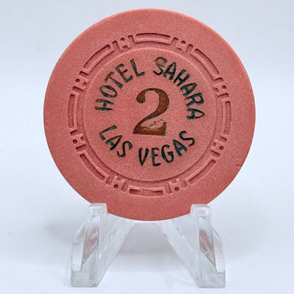Sahara Las Vegas Nevada 1950s Series 202 Roulette Casino Chip N2105
