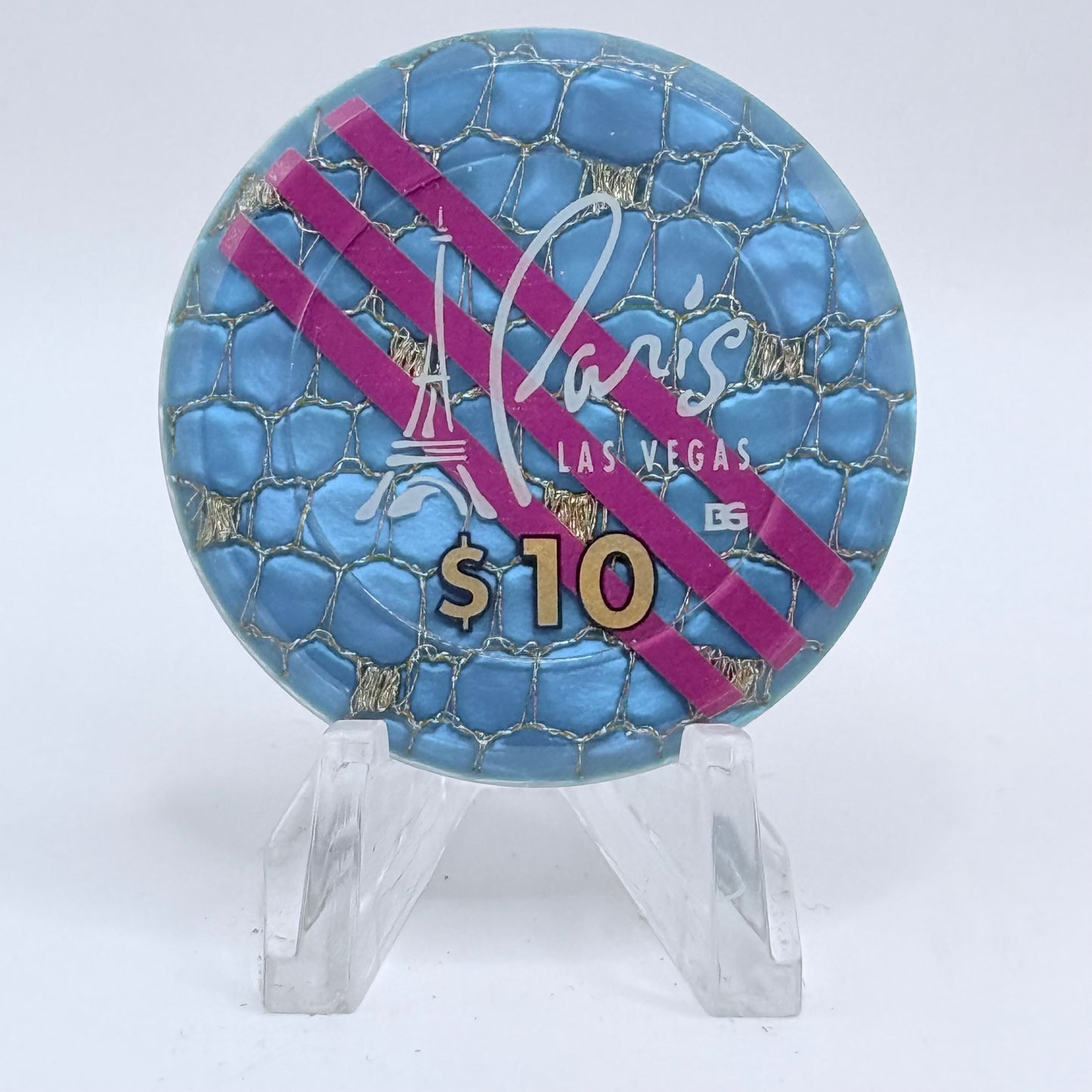 Paris Las Vegas Nevada 1999 $10 Casino Chip V5208
