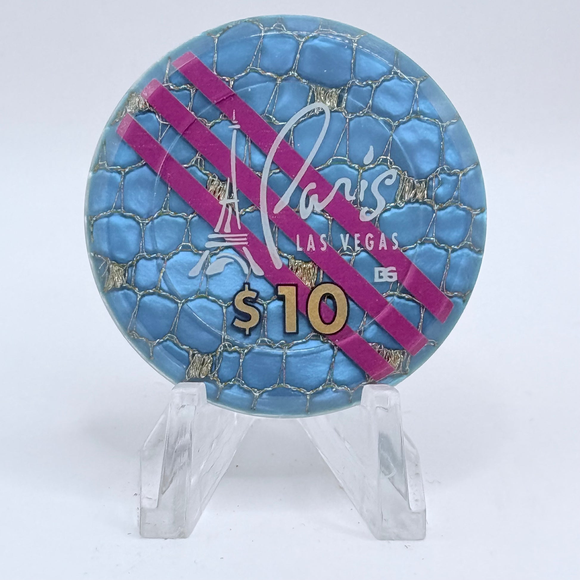Paris Las Vegas Nevada 1999 $10 Casino Chip V5208